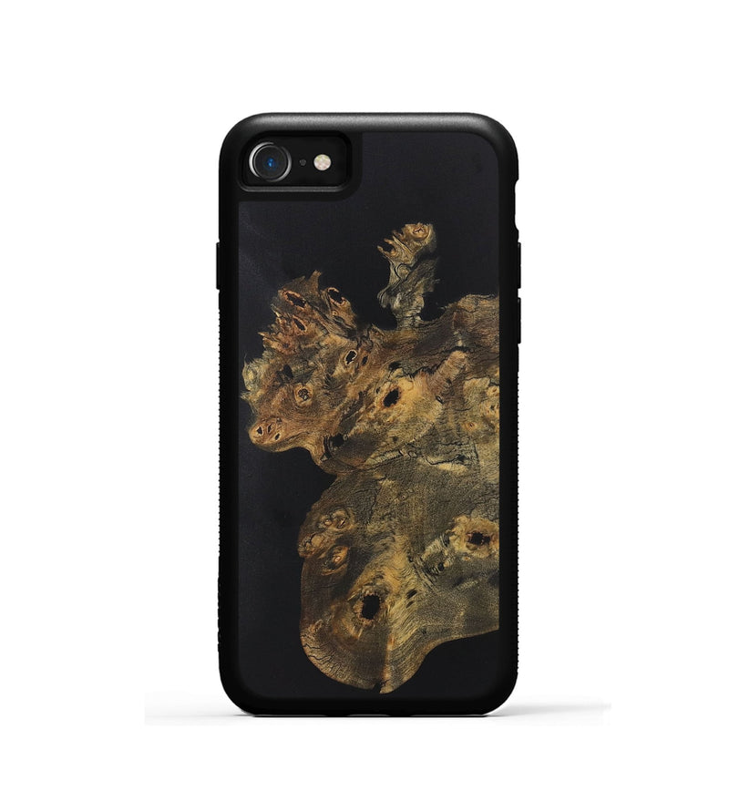 iPhone SE Wood+Resin Phone Case - Jada (Pure Black, 722424)