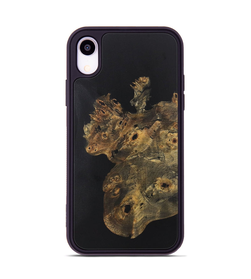 iPhone Xr Wood+Resin Phone Case - Jada (Pure Black, 722424)