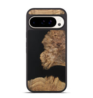 Pixel 9 Wood+Resin Phone Case - Latisha (Pure Black, 722426)