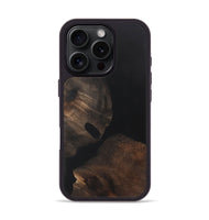 iPhone 16 Pro Wood+Resin Phone Case - Renee (Pure Black, 722427)