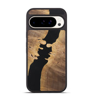 Pixel 9 Wood+Resin Phone Case - Raegan (Pure Black, 722428)