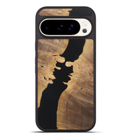 Pixel 9 Pro XL Wood+Resin Phone Case - Raegan (Pure Black, 722428)