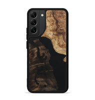 Galaxy S22 Plus Wood+Resin Phone Case - Fabian (Pure Black, 722429)