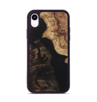 iPhone Xr Wood+Resin Phone Case - Fabian (Pure Black, 722429)