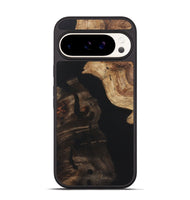 Pixel 9 Wood+Resin Phone Case - Fabian (Pure Black, 722429)