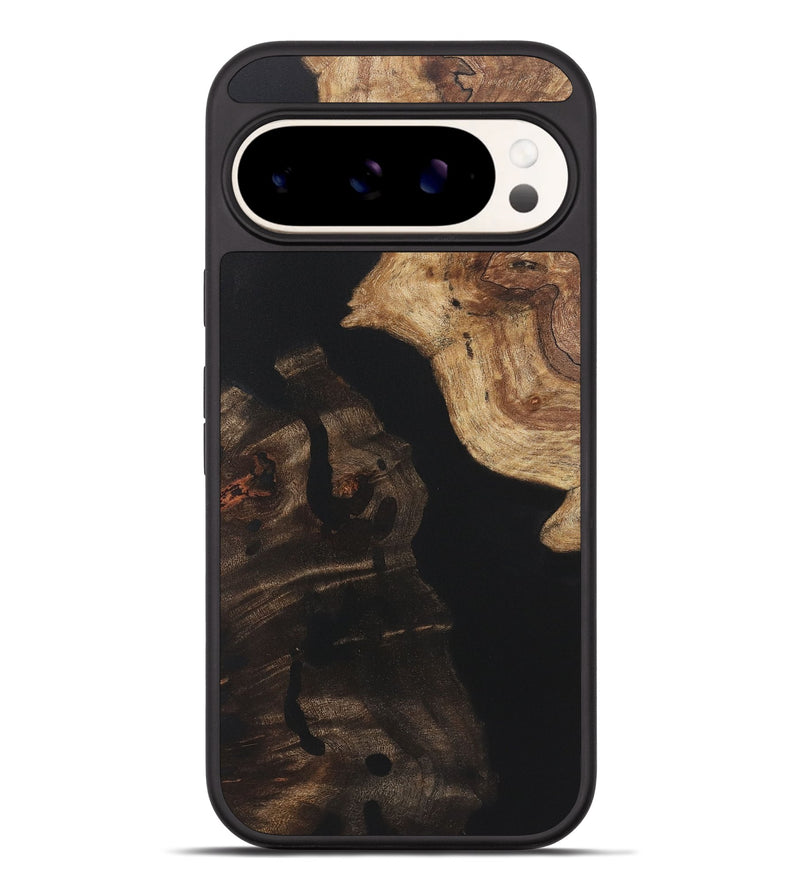 Pixel 9 Pro XL Wood+Resin Phone Case - Fabian (Pure Black, 722429)