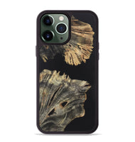 iPhone 13 Pro Max Wood+Resin Phone Case - Tracy (Pure Black, 722430)