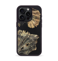 iPhone 15 Pro Wood+Resin Phone Case - Tracy (Pure Black, 722430)