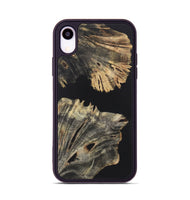 iPhone Xr Wood+Resin Phone Case - Tracy (Pure Black, 722430)