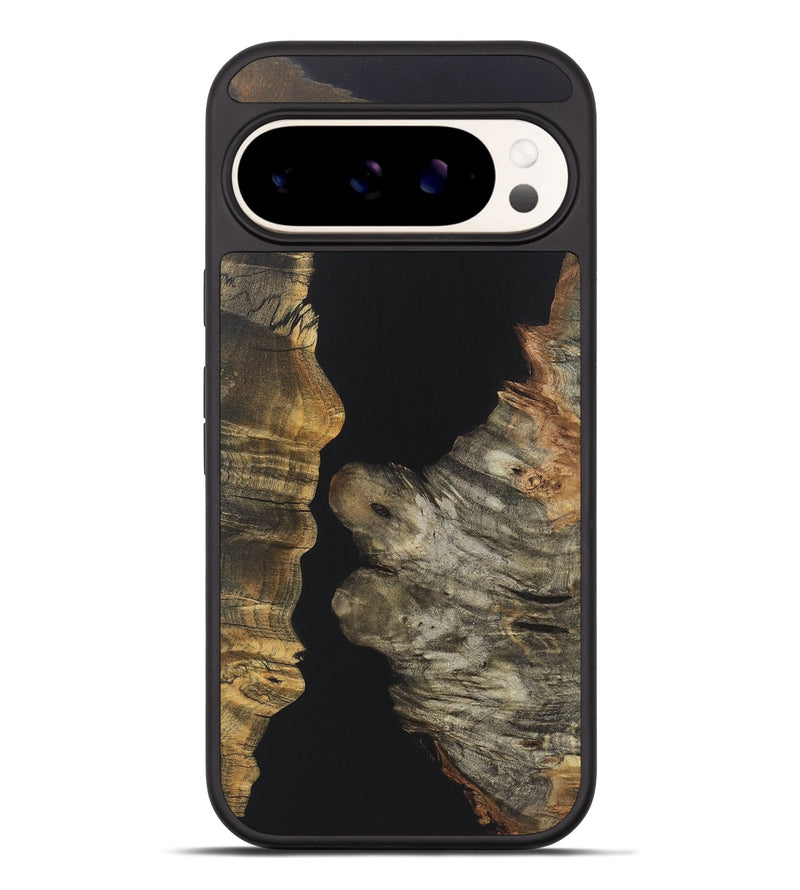 Pixel 9 Pro XL Wood+Resin Phone Case - Drake (Pure Black, 722431)