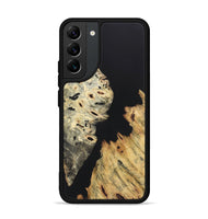 Galaxy S22 Plus Wood+Resin Phone Case - Kamryn (Pure Black, 722432)