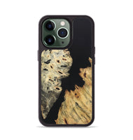 iPhone 13 Pro Wood+Resin Phone Case - Kamryn (Pure Black, 722432)