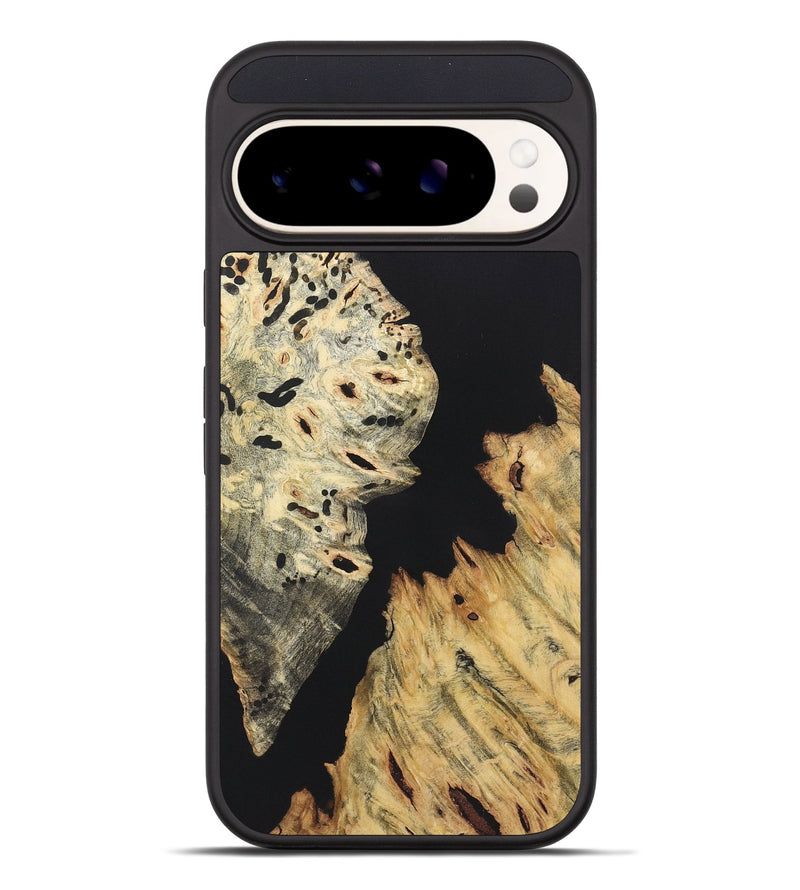 Pixel 9 Pro XL Wood+Resin Phone Case - Kamryn (Pure Black, 722432)