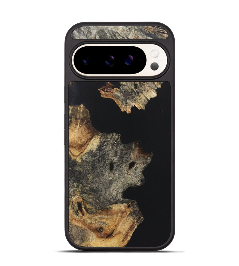 Pixel 9 Wood+Resin Phone Case - Skyler (Pure Black, 722433)