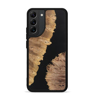 Galaxy S22 Plus Wood+Resin Phone Case - Alexandra (Pure Black, 722435)