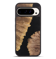 Pixel 9 Pro XL Wood+Resin Phone Case - Alexandra (Pure Black, 722435)