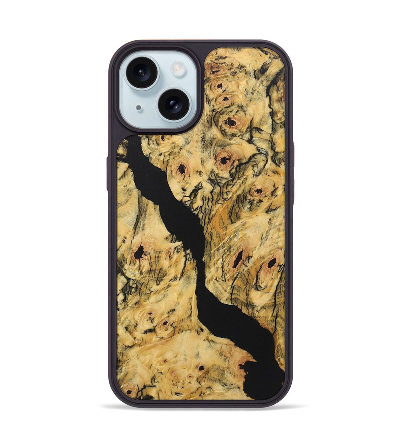 iPhone 15  Phone Case - Celeste (Wood Burl, 722441)