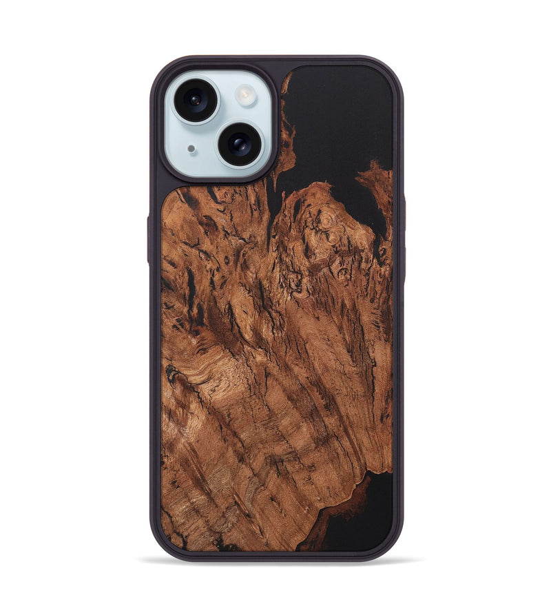 iPhone 15  Phone Case - Madalyn (Wood Burl, 722458)