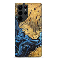 Galaxy S22 Ultra Wood+Resin Live Edge Phone Case - Cole (Blue, 722472)