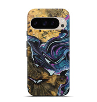 Pixel 9 Wood+Resin Live Edge Phone Case - Rita (Blue, 722481)