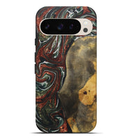 Pixel 9 Pro XL Wood+Resin Live Edge Phone Case - Bill (Green, 722483)