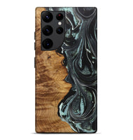 Galaxy S22 Ultra Wood+Resin Live Edge Phone Case - Russell (Green, 722486)