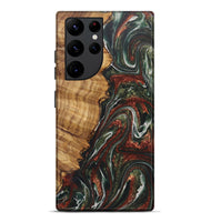 Galaxy S22 Ultra Wood+Resin Live Edge Phone Case - Donnie (Green, 722488)