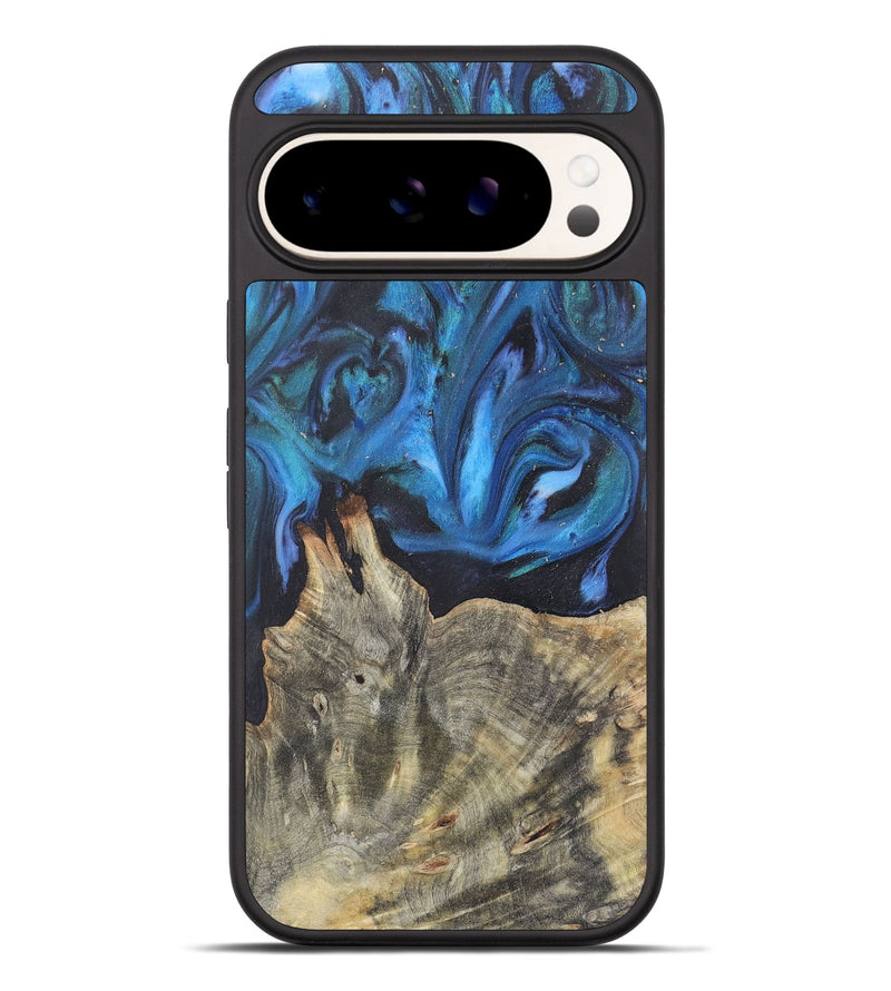 Pixel 9 Pro XL Wood+Resin Phone Case - Cleo (Blue, 722491)