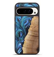 Pixel 9 Pro XL Wood+Resin Phone Case - Darin (Blue, 722495)