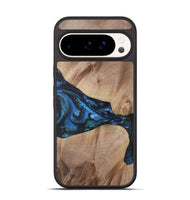 Pixel 9 Wood+Resin Phone Case - Madison (Blue, 722497)