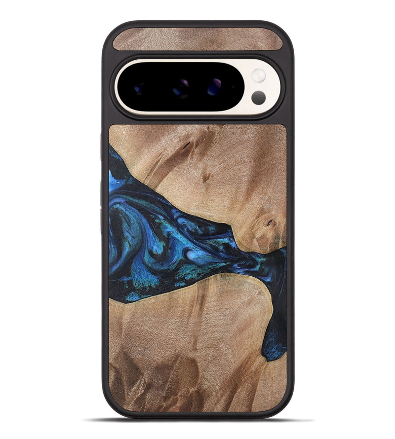 Pixel 9 Pro XL Wood+Resin Phone Case - Madison (Blue, 722497)