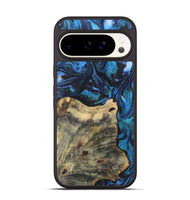 Pixel 9 Wood+Resin Phone Case - Rowan (Blue, 722499)