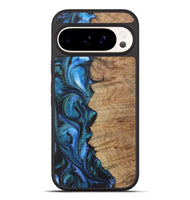 Pixel 9 Pro XL Wood+Resin Phone Case - Silas (Blue, 722503)