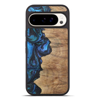 Pixel 9 Pro XL Wood+Resin Phone Case - Annabella (Blue, 722506)