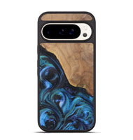 Pixel 9 Wood+Resin Phone Case - Tami (Blue, 722507)