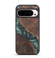 Pixel 9 Wood+Resin Phone Case - Randal (Green, 722513)