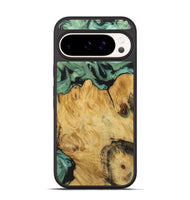 Pixel 9 Wood+Resin Phone Case - Shelby (Green, 722515)