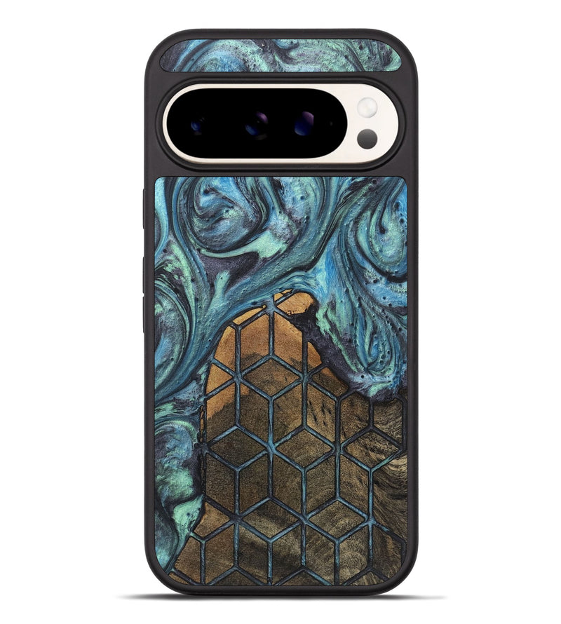 Pixel 9 Pro XL Wood+Resin Phone Case - Cody (Pattern, 722518)