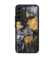 Galaxy S22 Plus Wood+Resin Phone Case - Jamie (Black & White, 722524)