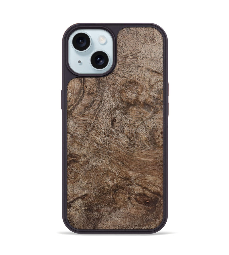 iPhone 15  Phone Case - Yahir (Wood Burl, 722544)