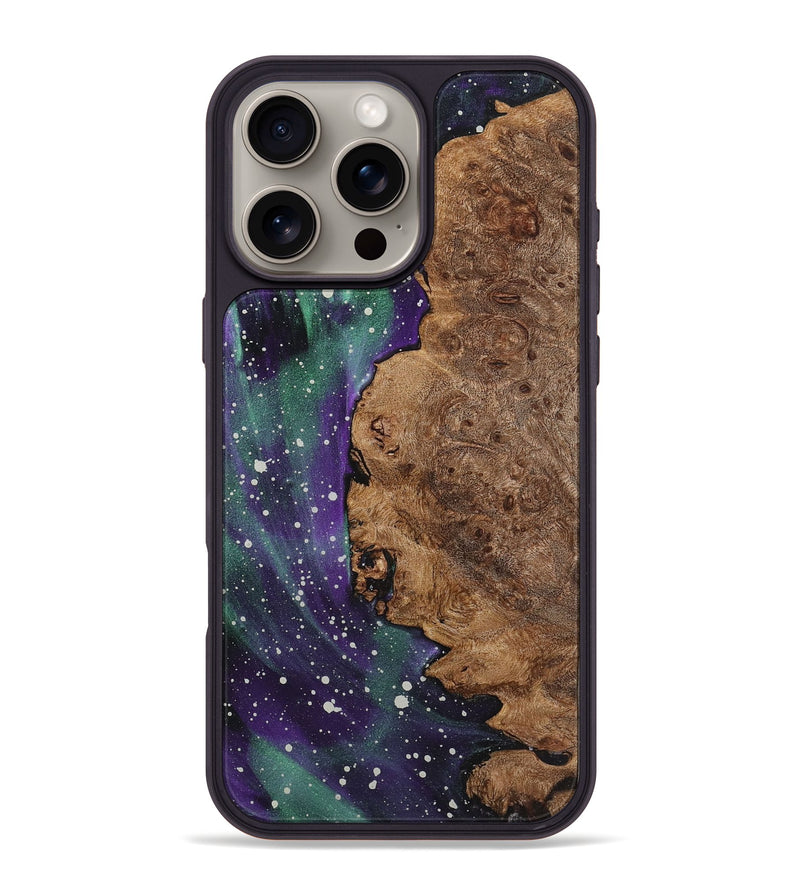 iPhone 16 Pro Max Wood+Resin Phone Case - Everly (Cosmos, 722560)