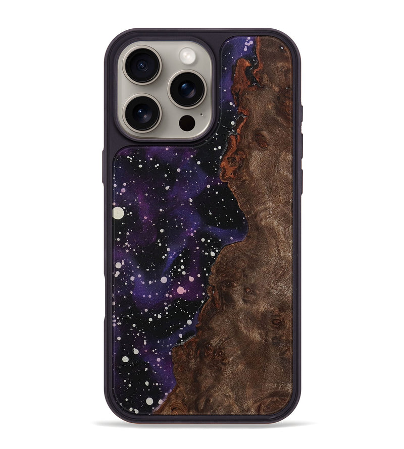 iPhone 16 Pro Max Wood+Resin Phone Case - Israel (Cosmos, 722565)