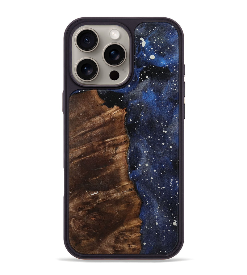 iPhone 16 Pro Max Wood+Resin Phone Case - Austin (Cosmos, 722568)