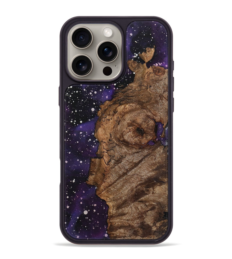 iPhone 16 Pro Max Wood+Resin Phone Case - Judah (Cosmos, 722569)