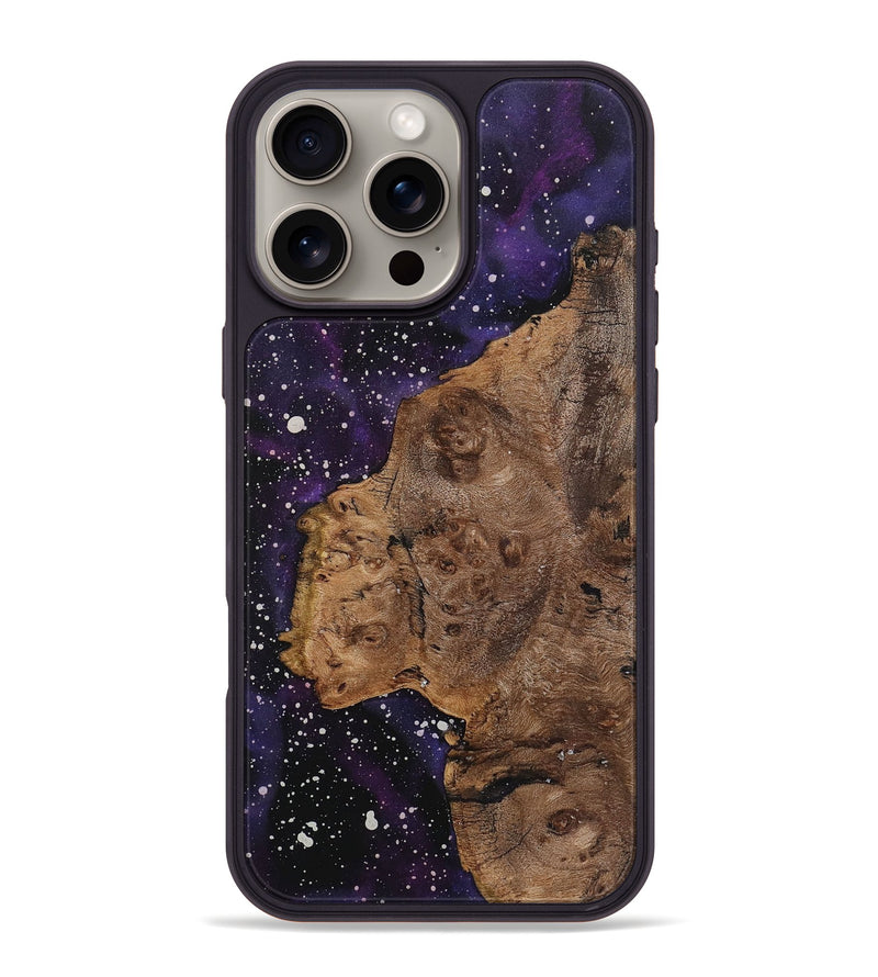 iPhone 16 Pro Max Wood+Resin Phone Case - Ray (Cosmos, 722570)