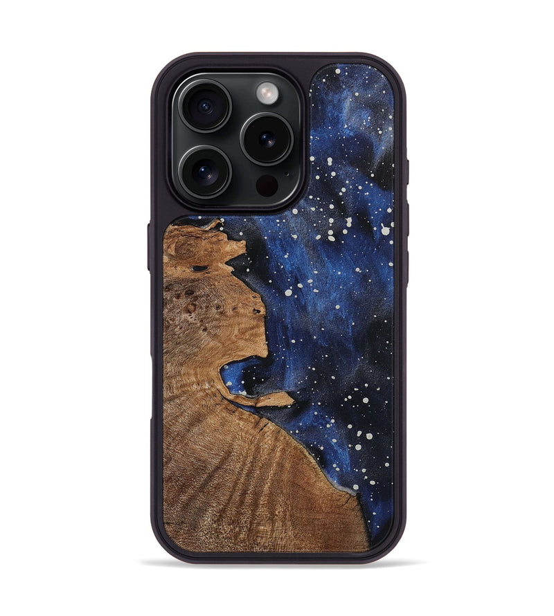 iPhone 16 Pro Wood+Resin Phone Case - Camila (Cosmos, 722571)