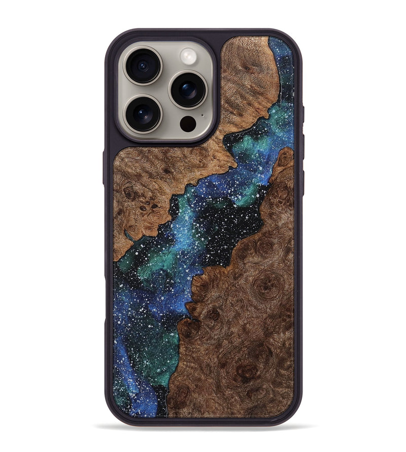 iPhone 16 Pro Max Wood+Resin Phone Case - Mildred (Cosmos, 722572)