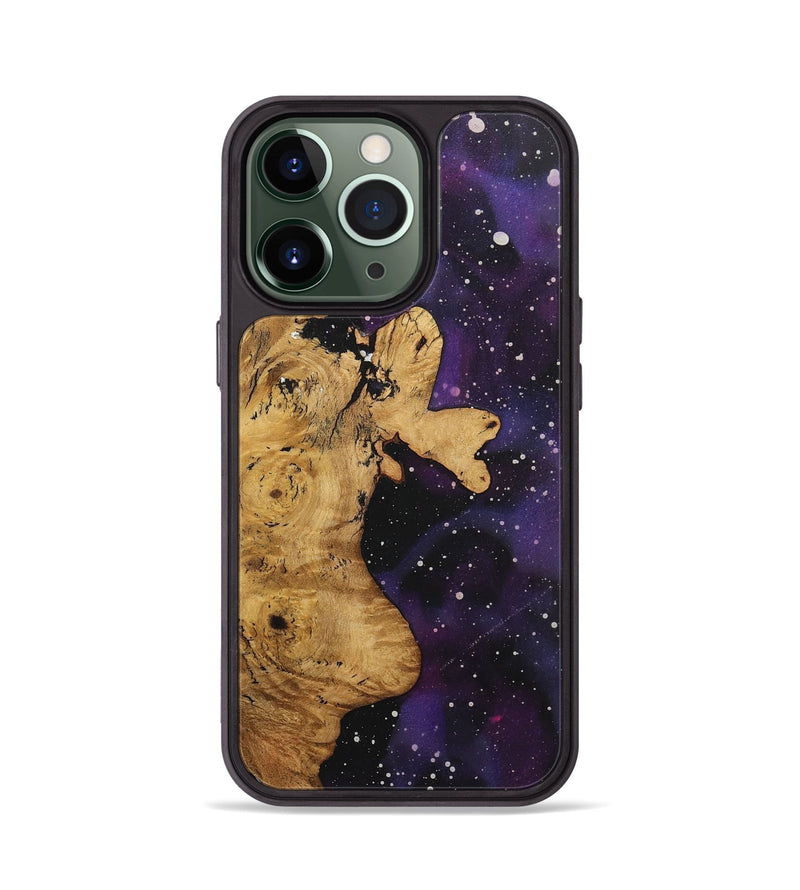 iPhone 13 Pro Wood+Resin Phone Case - Whitney (Cosmos, 722583)