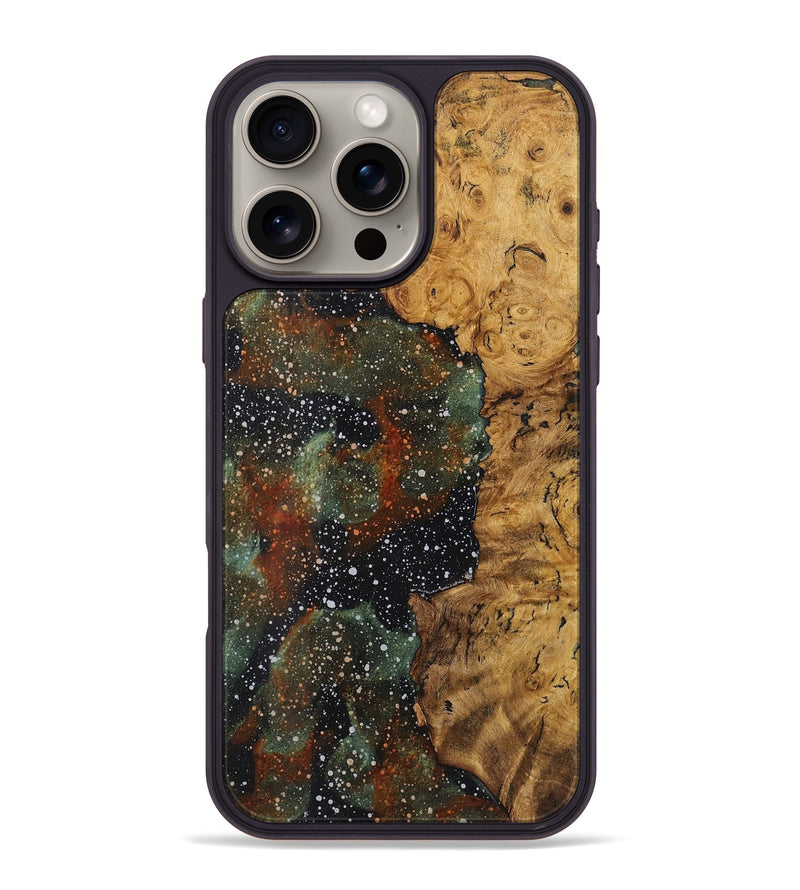 iPhone 16 Pro Max Wood+Resin Phone Case - Andre (Cosmos, 722586)