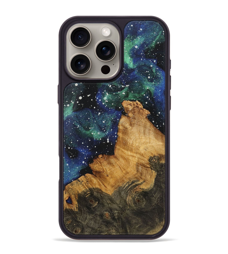 iPhone 16 Pro Max Wood+Resin Phone Case - Don (Cosmos, 722588)